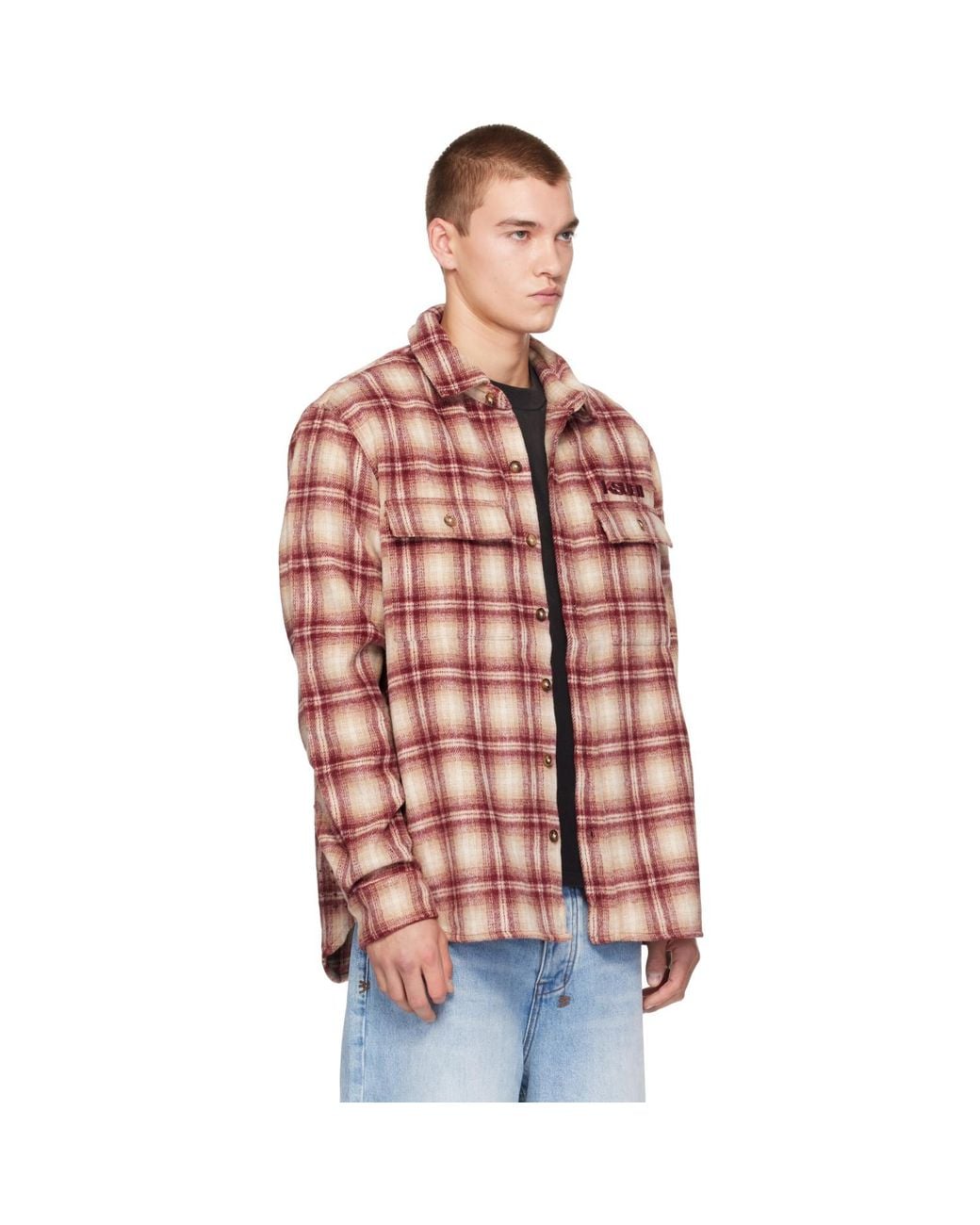 Ksubi Red Sott Rosebowl Ls Shirt for men