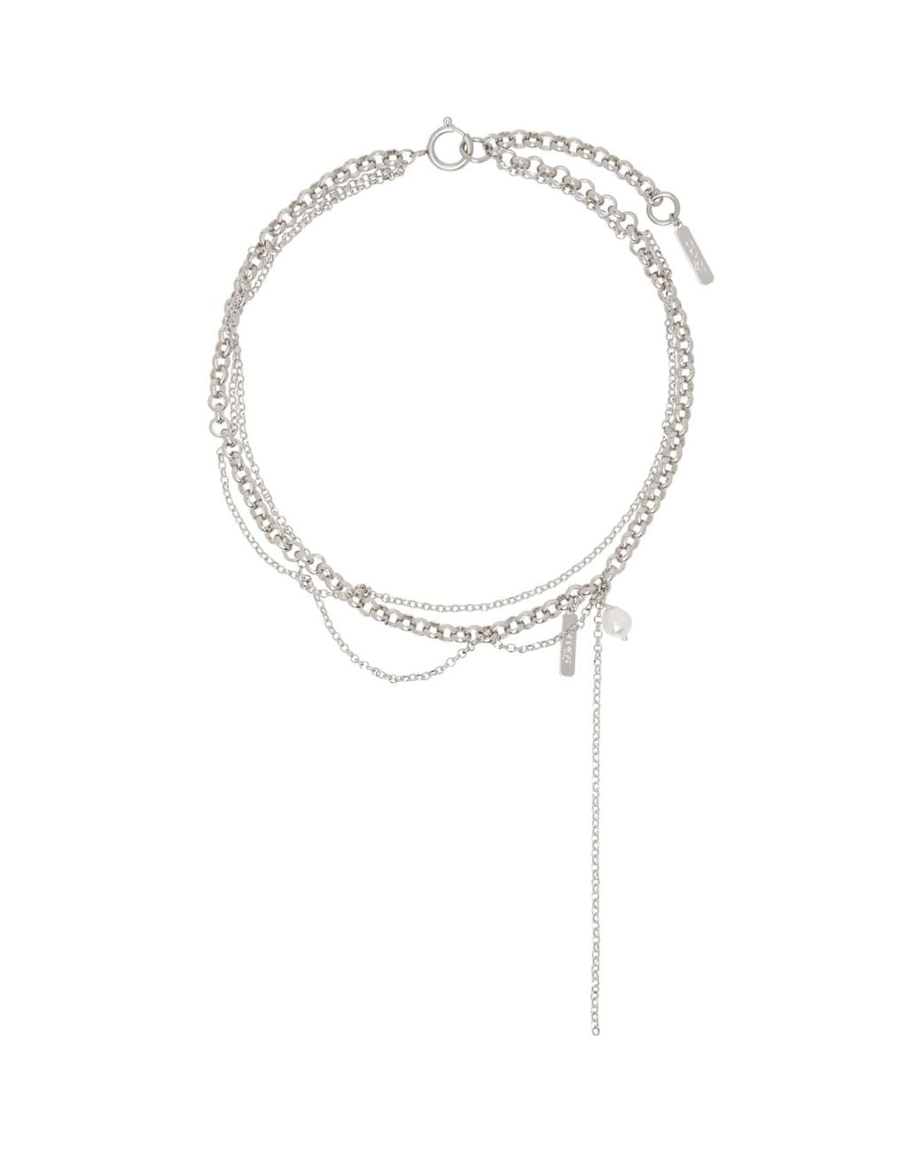 Justine Clenquet Metallic Richie Necklace