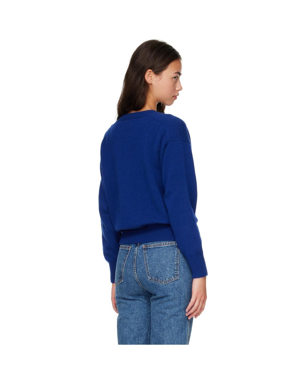 &Daughter Blue Ada Crewneck Cardigan