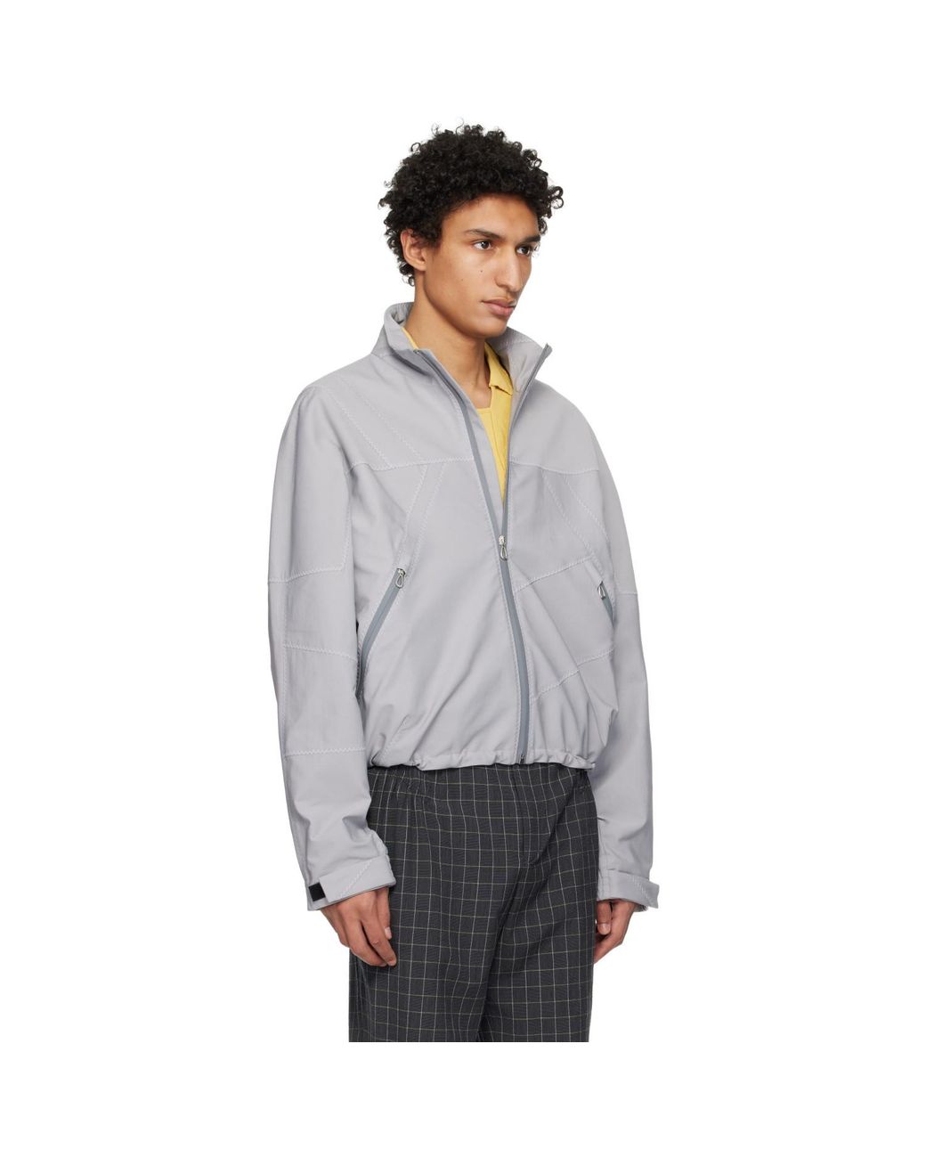 Kiko Kostadinov Gray Fosco Jacket for men