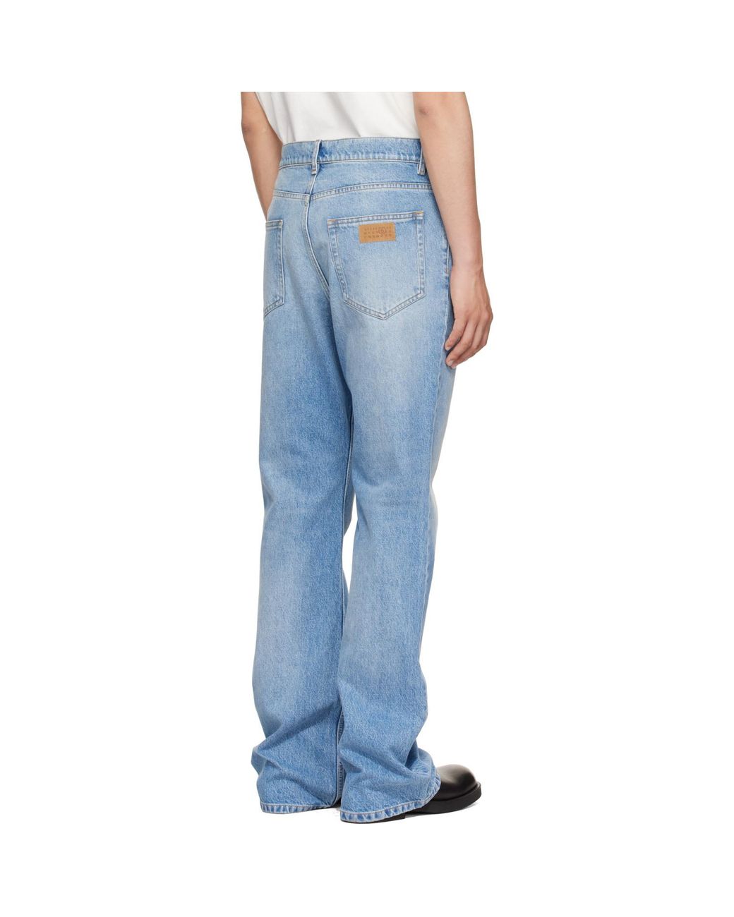 MM6 by Maison Margiela Blue Bootcut Jeans for men