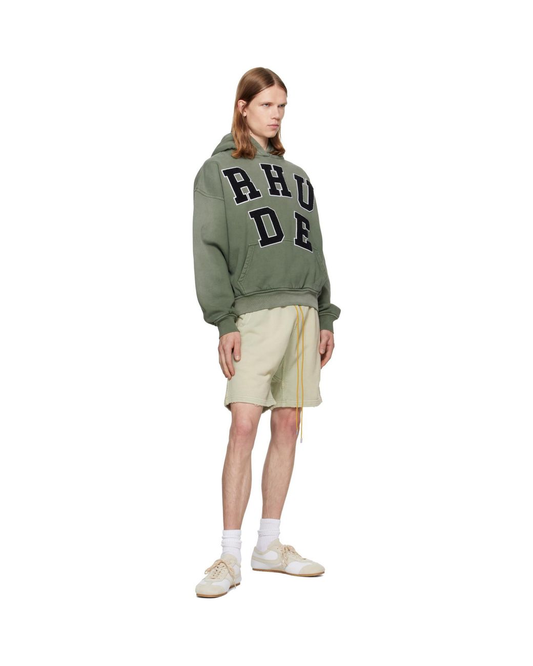 Rhude Natural Classique Sweat Shorts for men