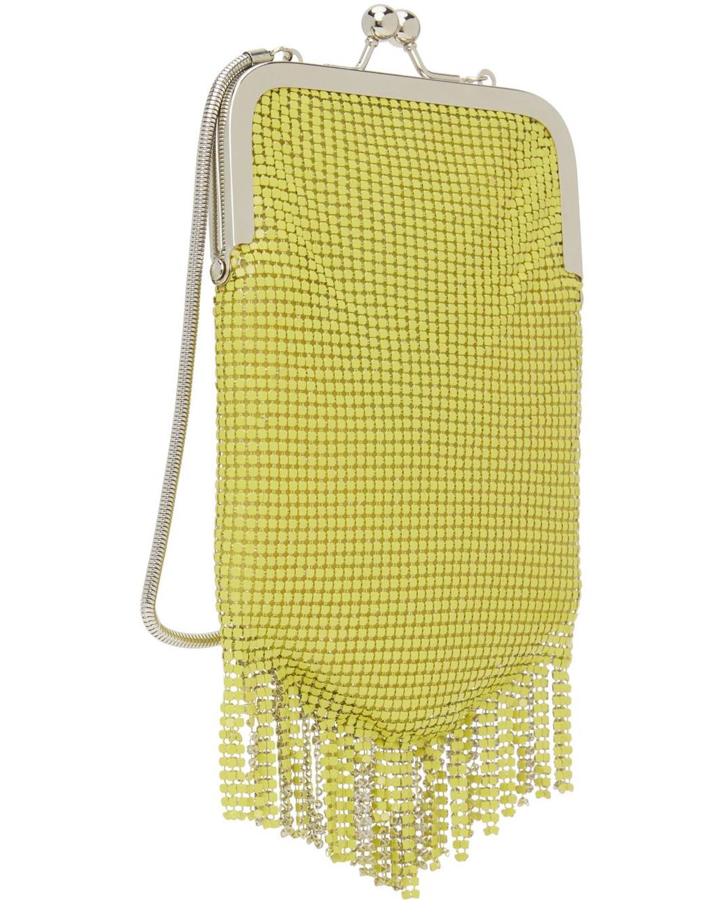 Anna Sui Ssense Exclusive Chainmail Purse in Yellow Lyst UK