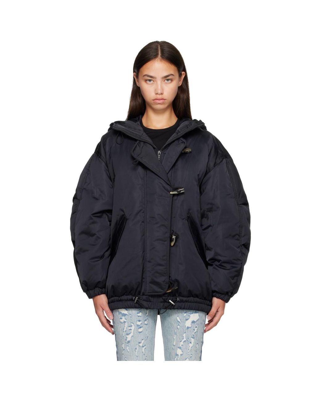Isabel Marant Black Down Daisy Puffy Jacket