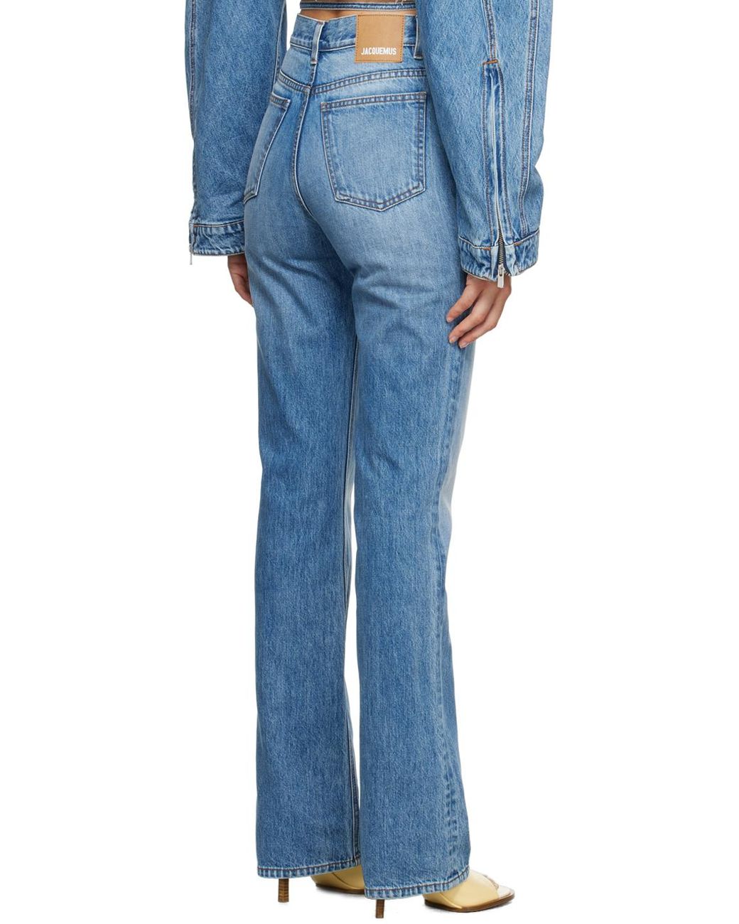 Jacquemus Blue Le Chouchou 'le De Nîmes' Jeans | Lyst