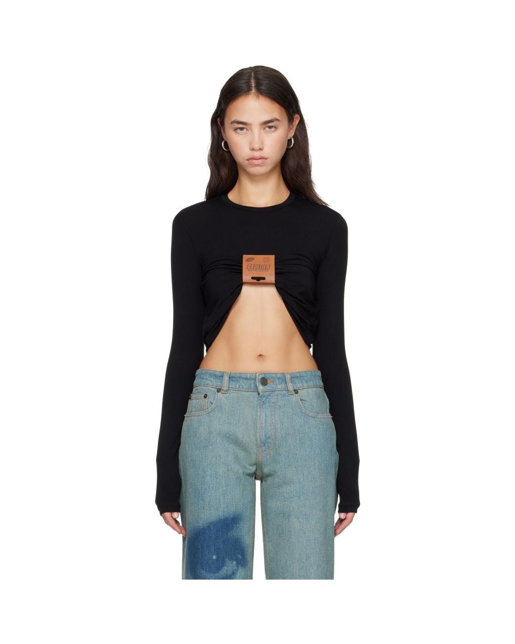 Jean Paul Gaultier Blue 'The Label' T-Shirt