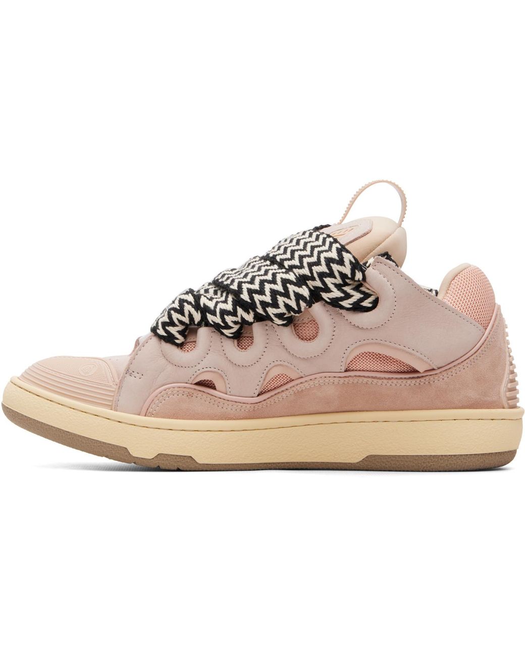 Lanvin Pink Curb Sneakers