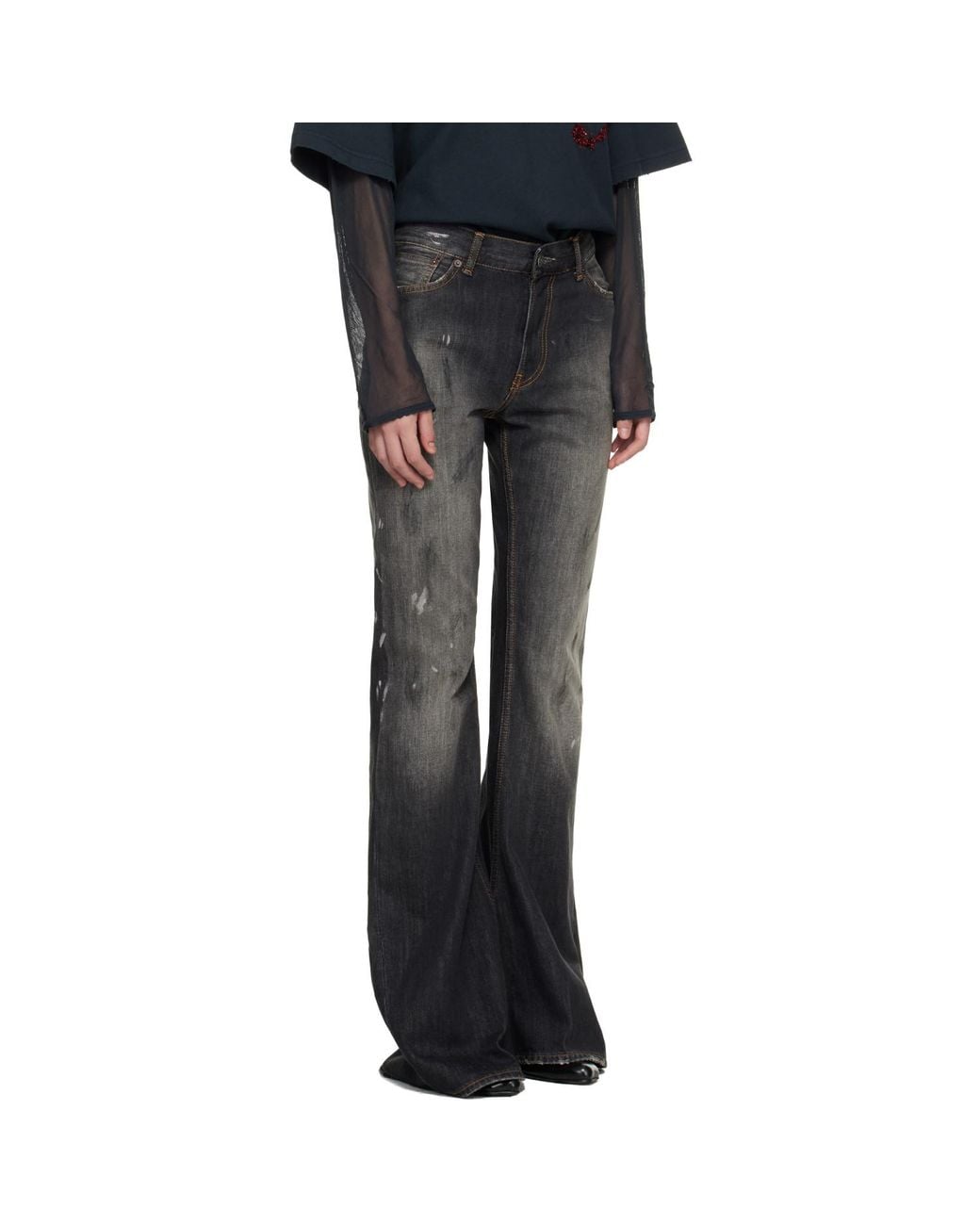Acne Black 2025F Fitted Jeans