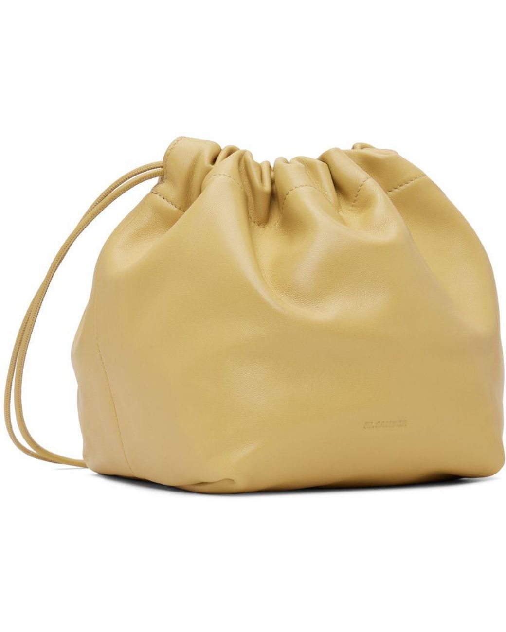 Jil Sander Dumpling Bag in Yellow | Lyst