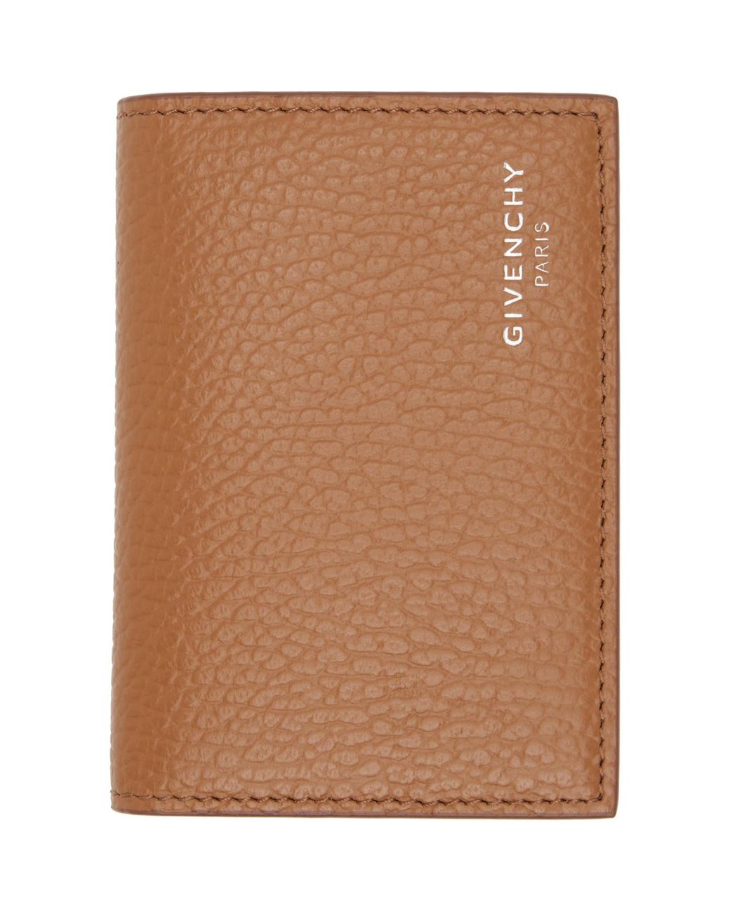 Givenchy Brown Tan Flap Card Holder for men
