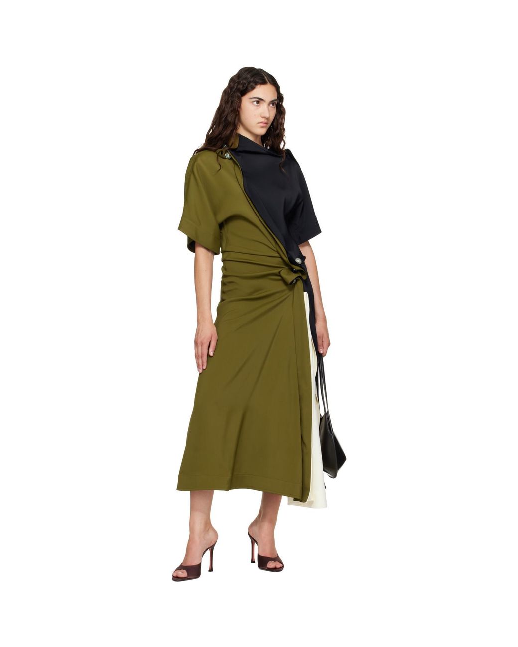 AMINA MUADDI Brown Alexa Slipper 105 Heeled Sandals