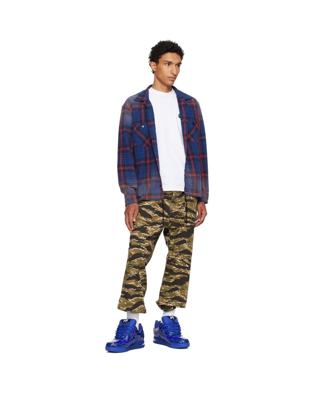 A Bathing Ape Blue Flip Sta #1 Sneakers for men
