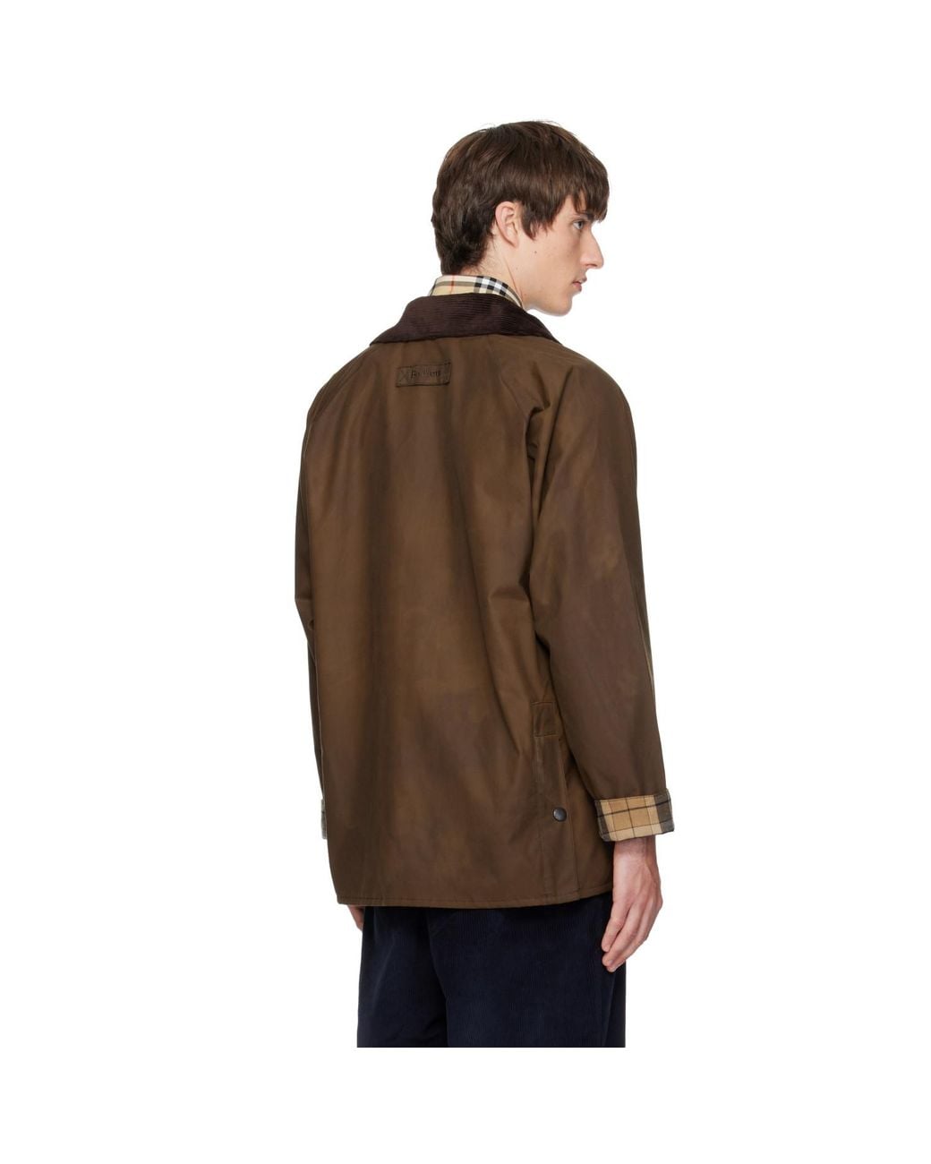 Barbour Brown Icons Bedale Waxed Jacket for men