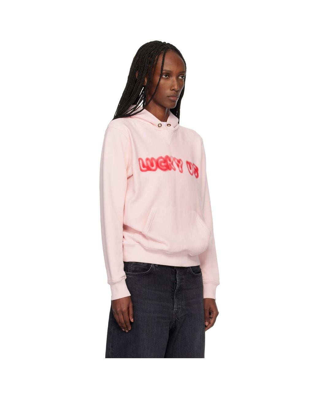 KENZO Pink Paris Words' Hoodie