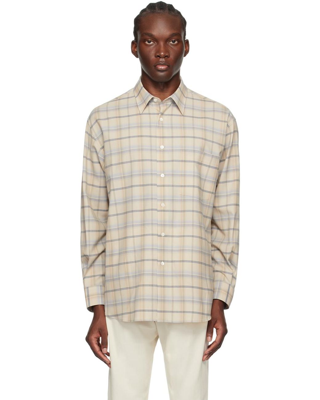 auralee-LIGHT-BEIGE-CHECK- auralee-LIGHT-BEIGE-CHECK-