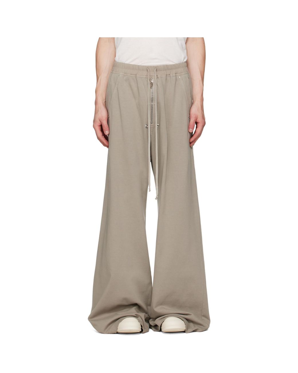 Rick Owens Natural Tower Geth Belas Sweatpants for men