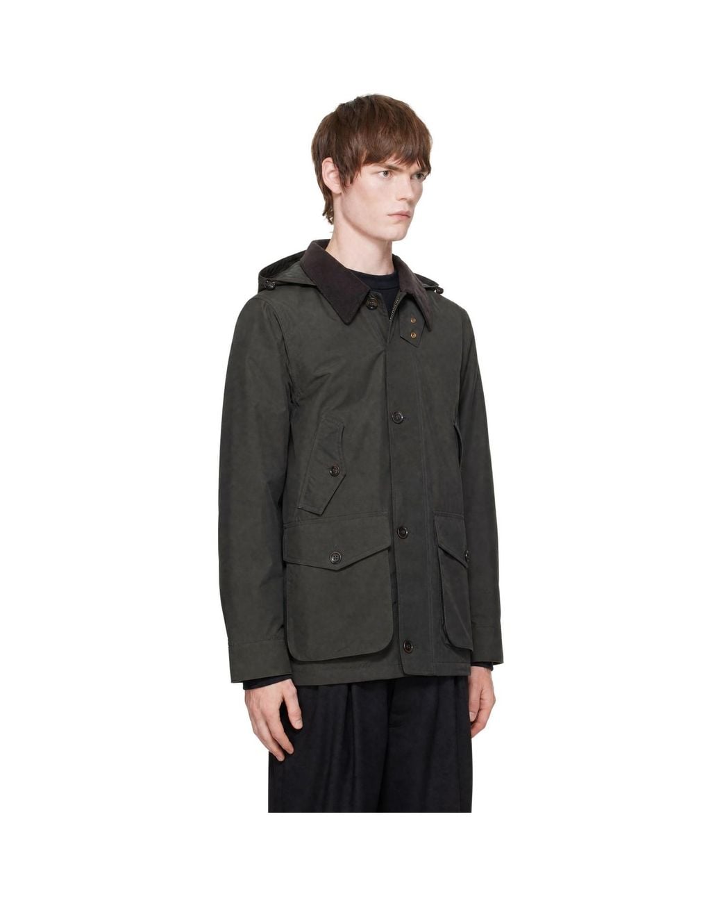 Nanamica Black 2L Pertex Unlimited Field Jacket for men