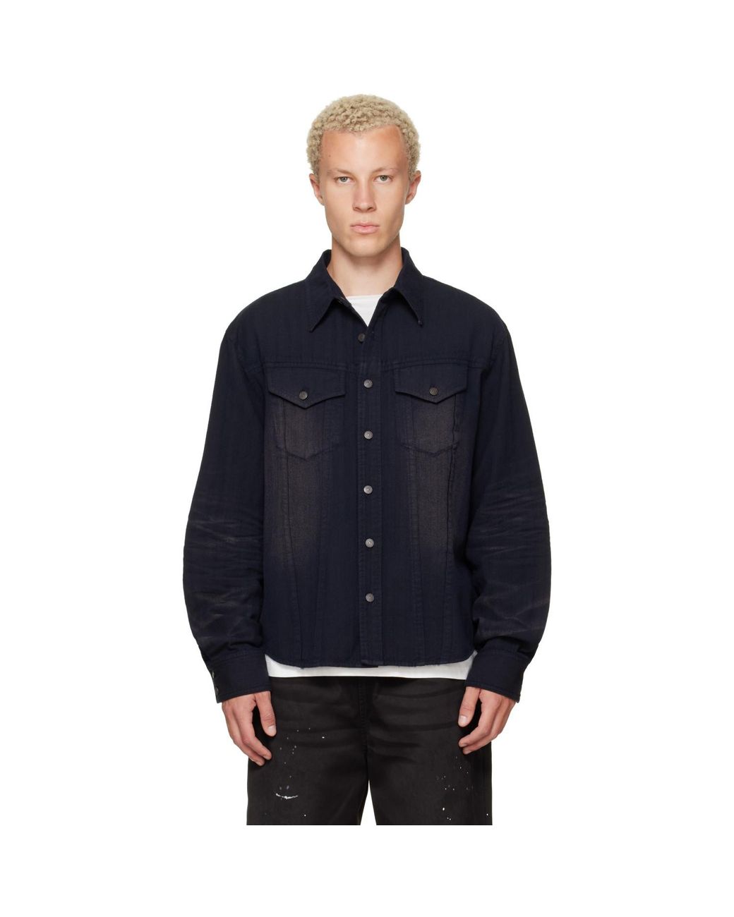 MMIC Blue Ridge Herringbone Shirt for men