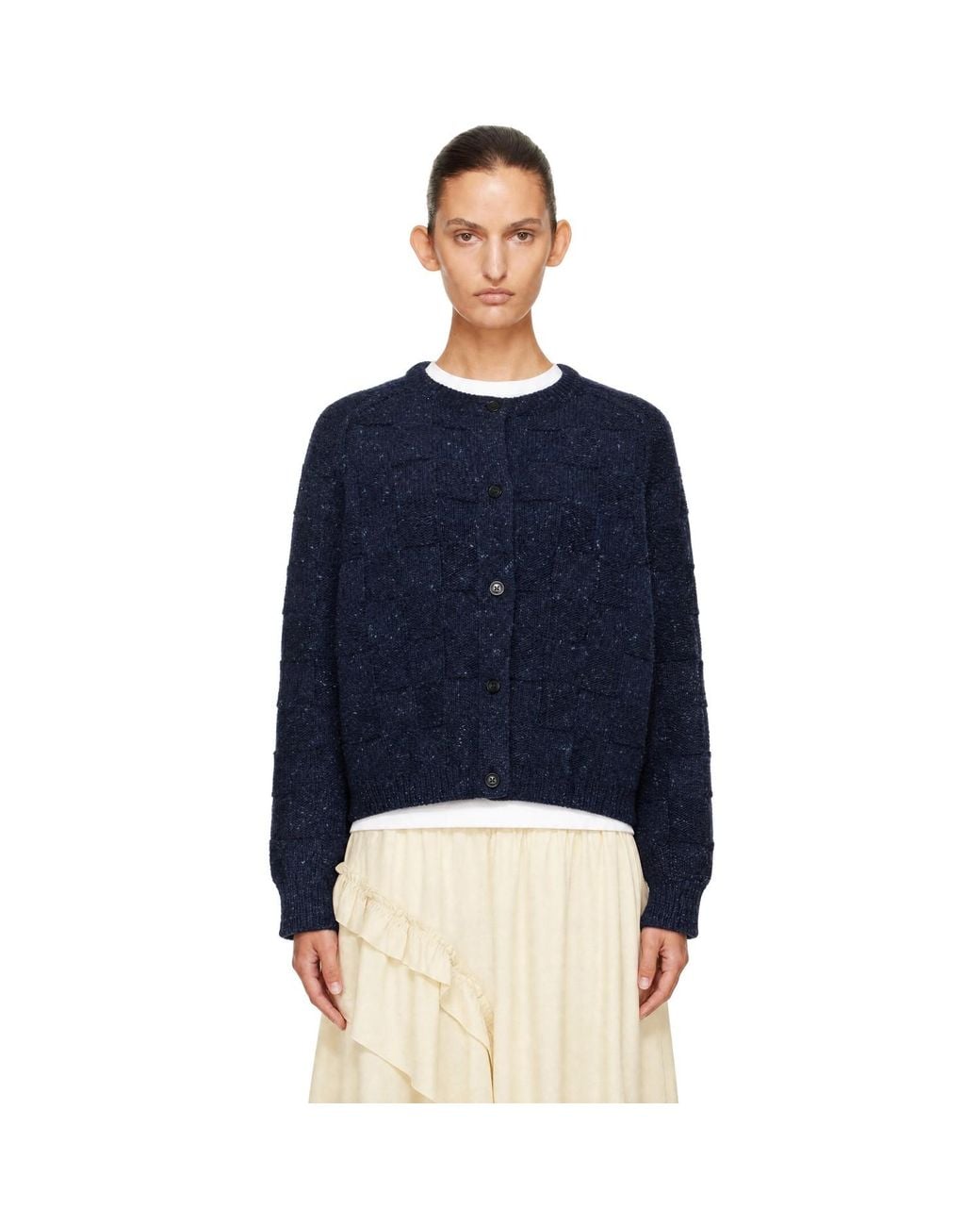 YMC Blue Atomic Cardigan