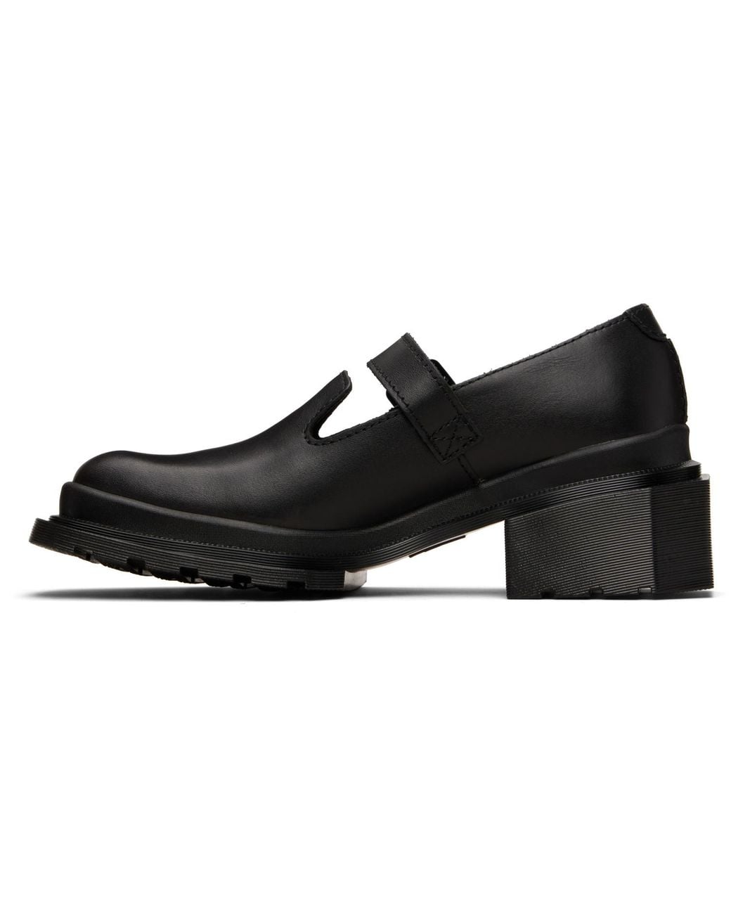 Dr. Martens Black Maybole Square Toe Mary Jane Heels