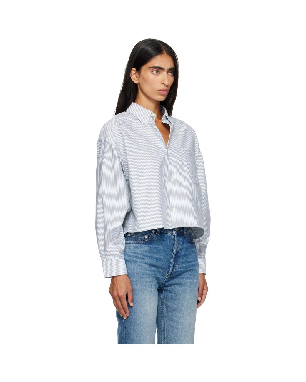 A.P.C. Blue Khaki & Sophia Button Down Shirt