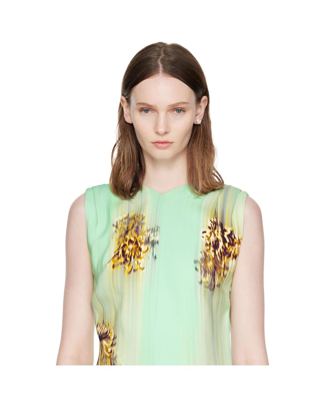 Sophie Bille Brahe White Bisou Single Earring