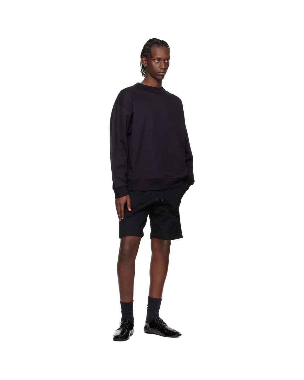 Dries Van Noten Blue Oversized Sweatshirt for men