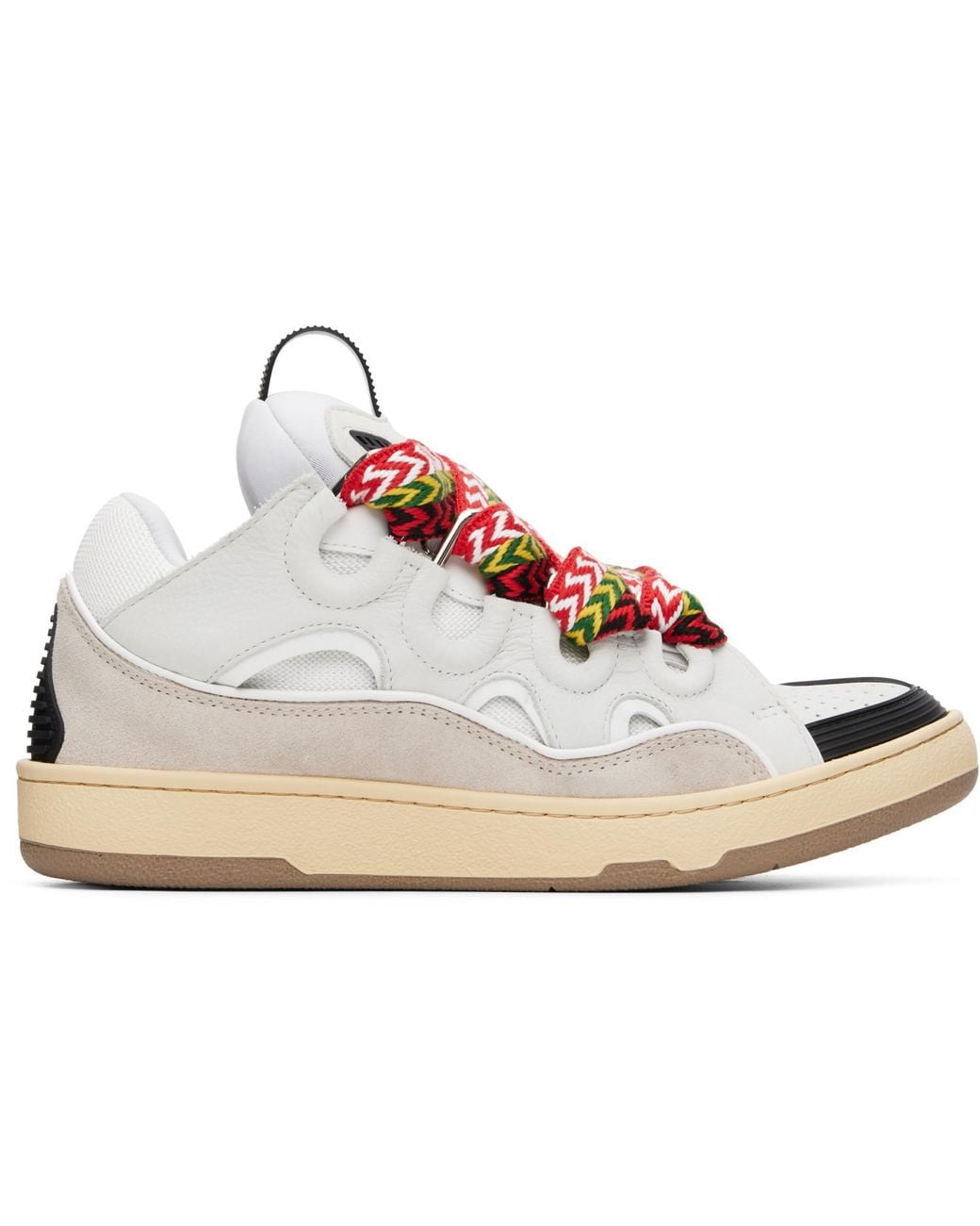 Lanvin White Curb Sneakers for men