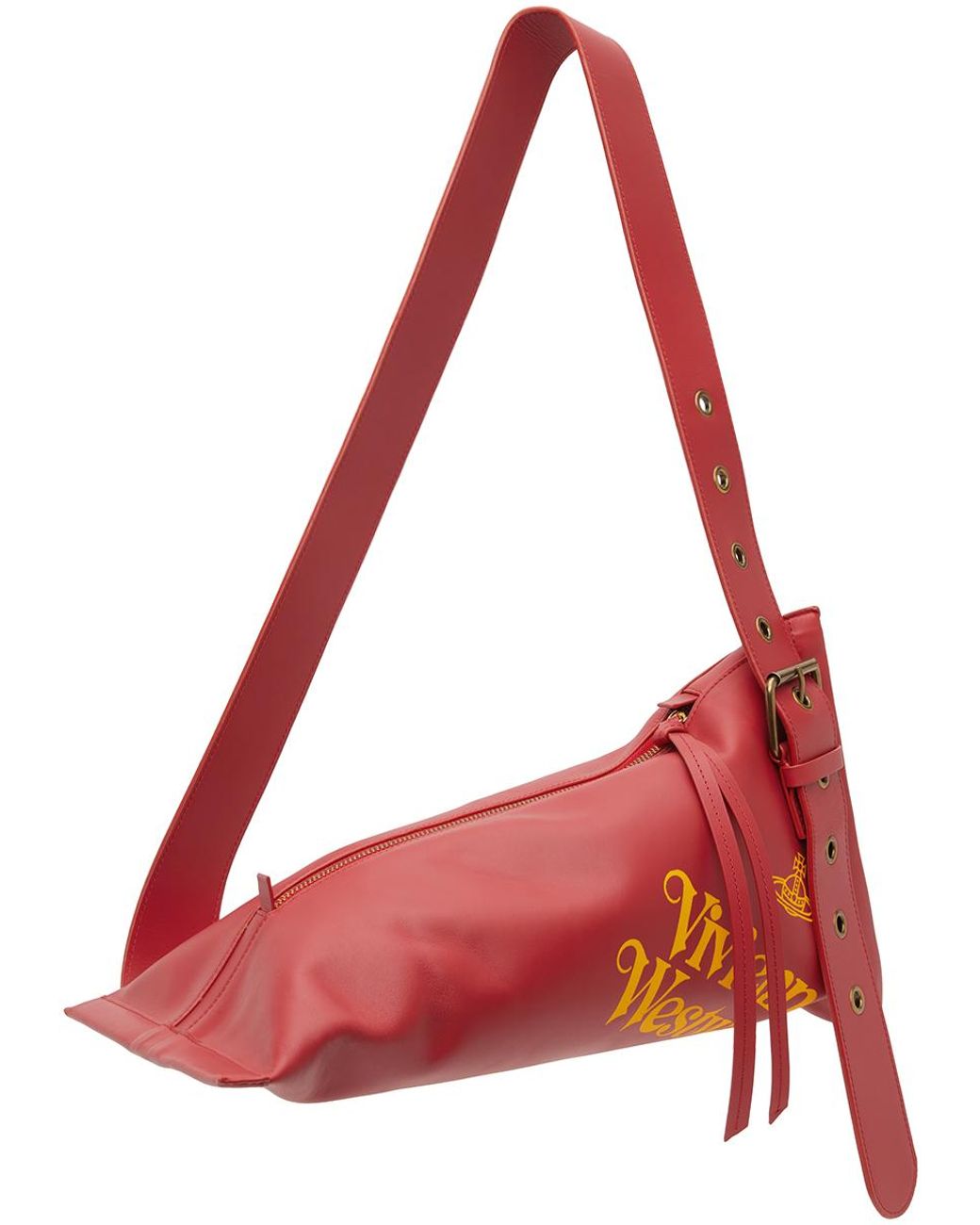 ★Vivienne Westwood★ 25SS Carrie Logo Print Shoulder Bag 44 Vivienne Westwood Carrie Bag in Red | Lyst Canada