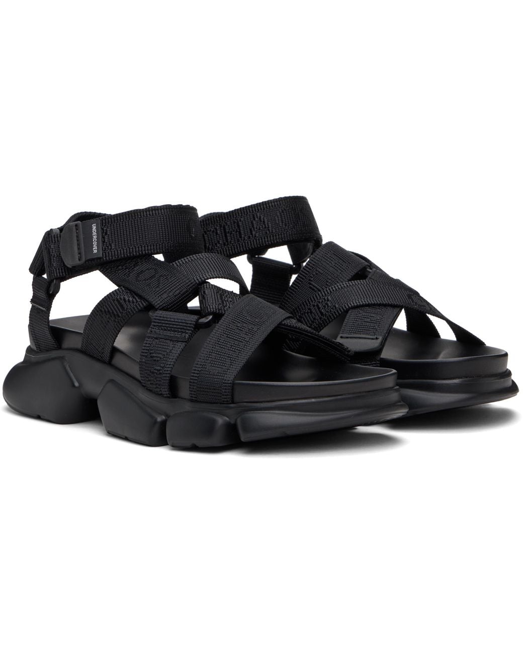 Undercover Black Platform Sandals