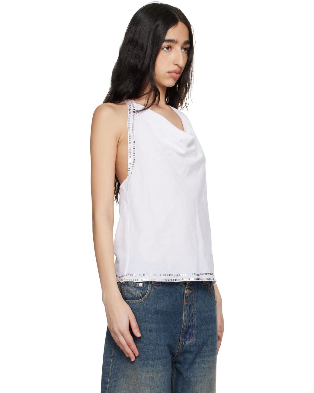 GIMAGUAS Cala Halter Top in Black | Lyst Australia