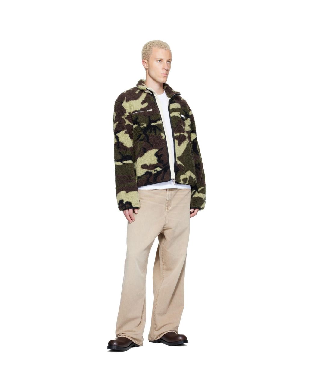 Rhude Black Parilla Camouflage Jacket for men