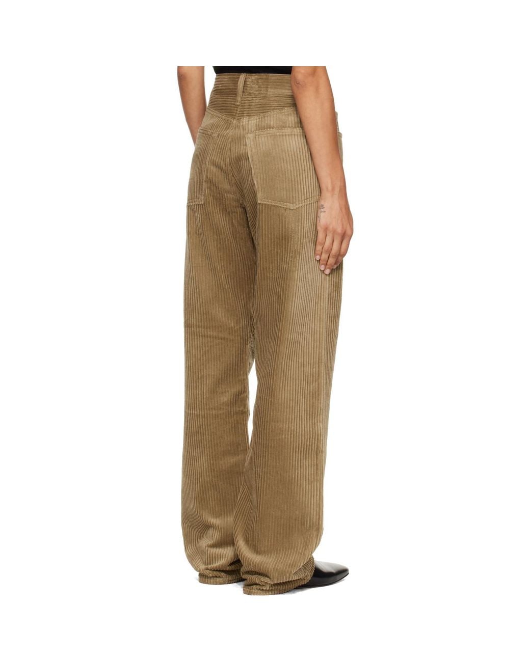 Agolde Brown Khaki Vintage Loose Jeans