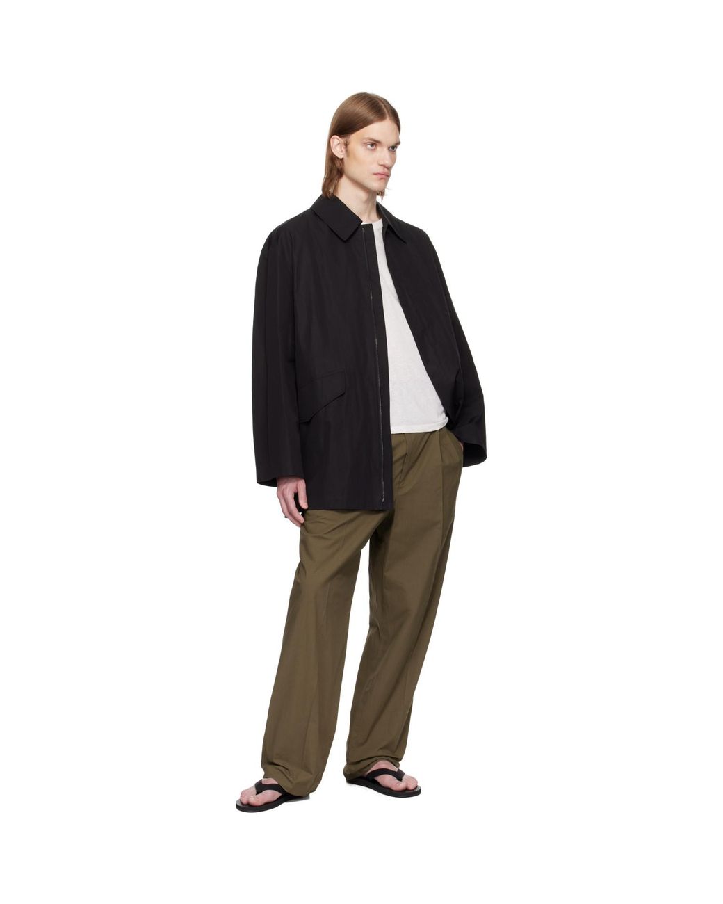 The Row Black Noe Jacket for men