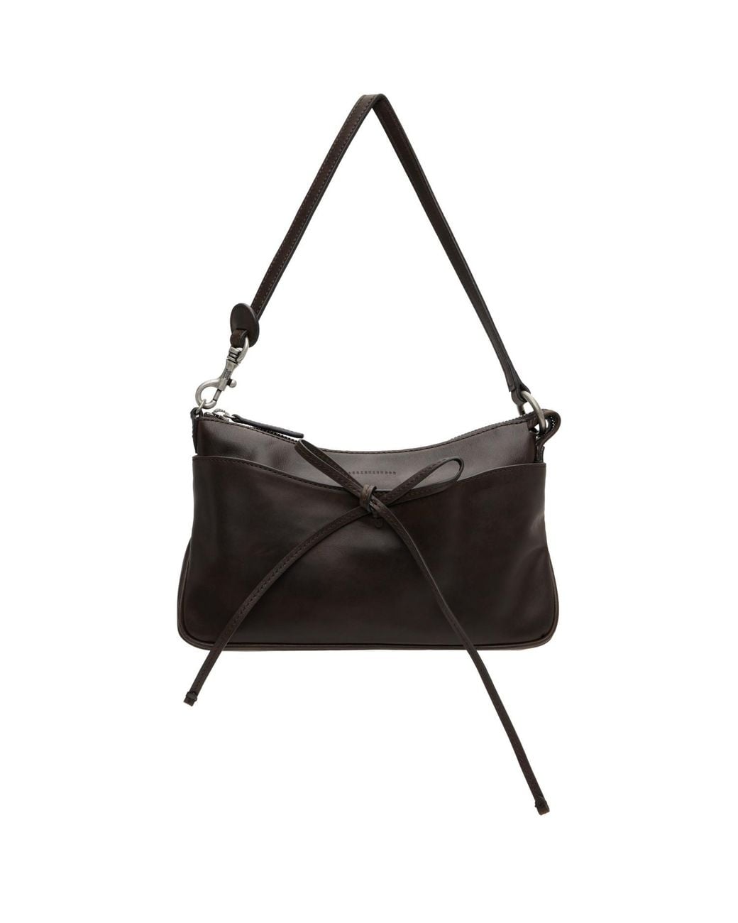 MARGE SHERWOOD Black Ribbon Pochette Bag