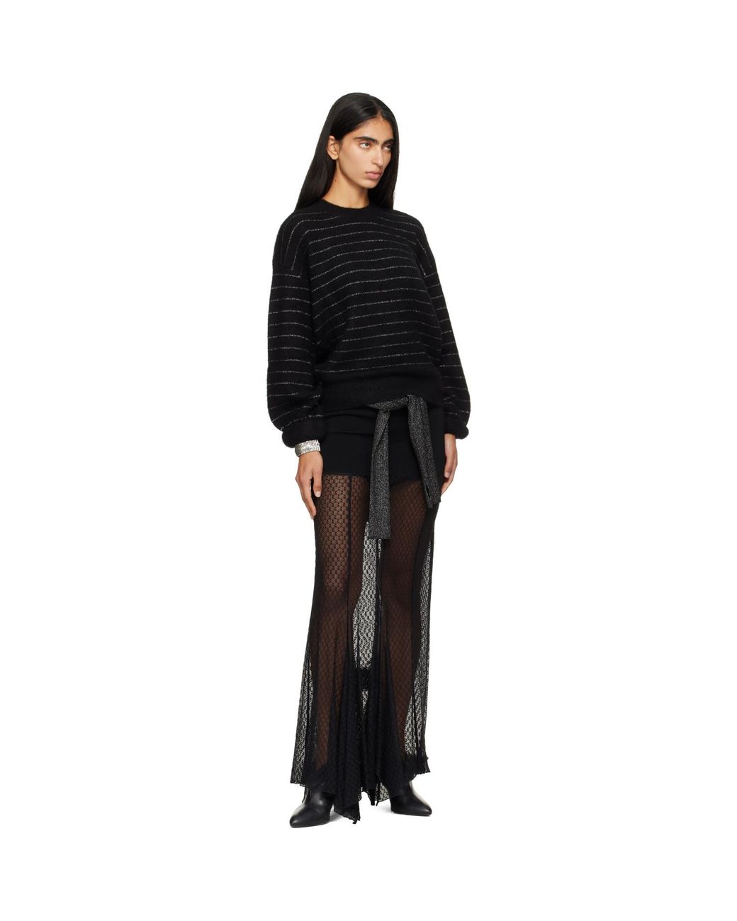 Isabel Marant Black Stacy Lurex Sweater