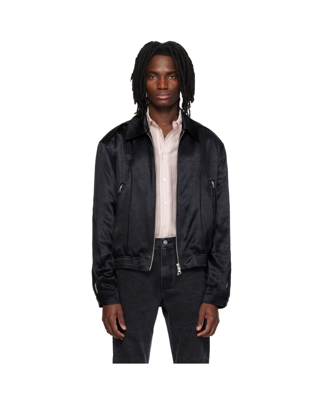 MMIC Black Razor Jacket for men