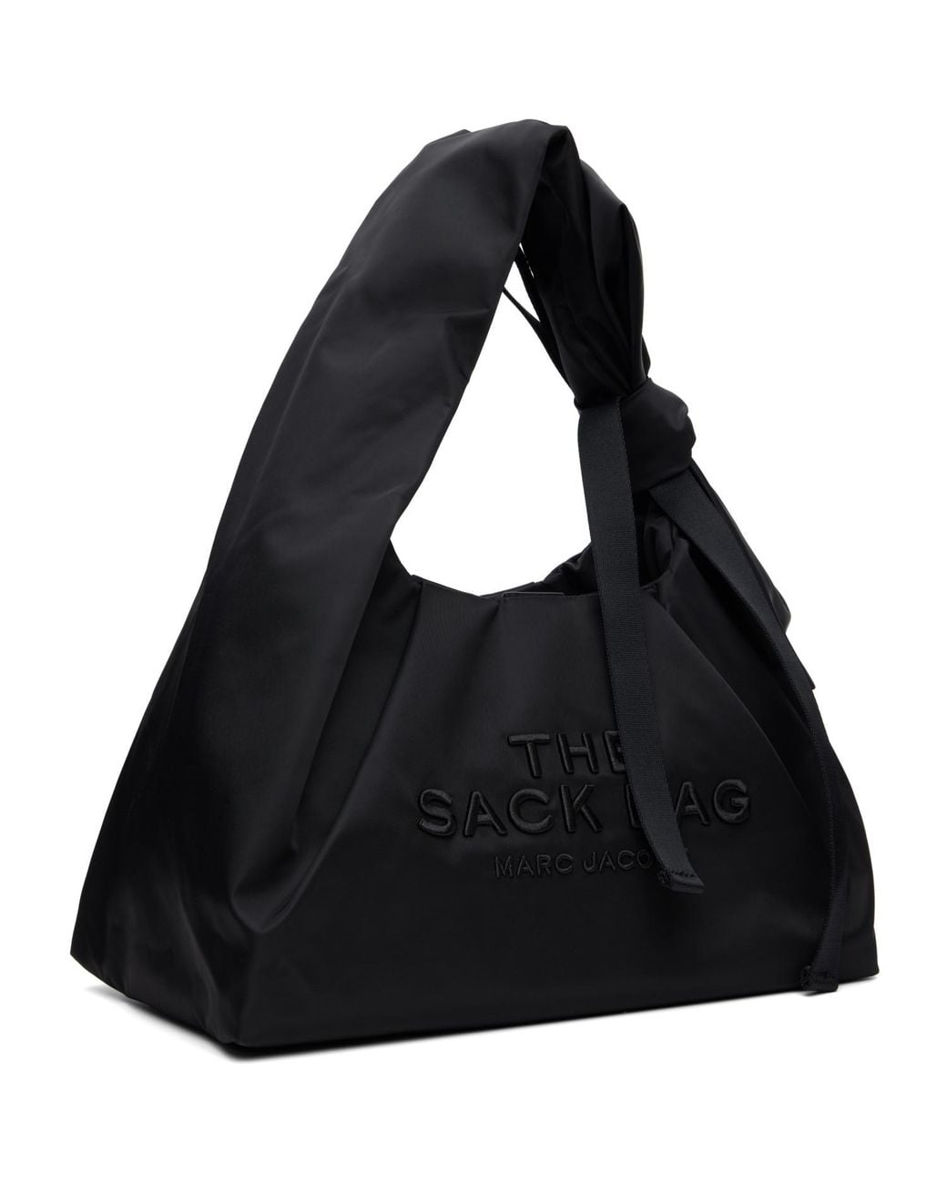 Marc Jacobs Black 'The Bow Nylon Sack' Tote