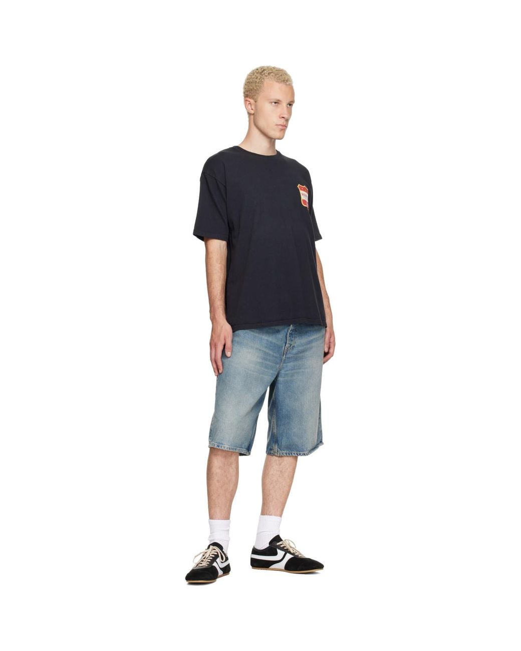 Rhude Black Filtaro T-Shirt for men