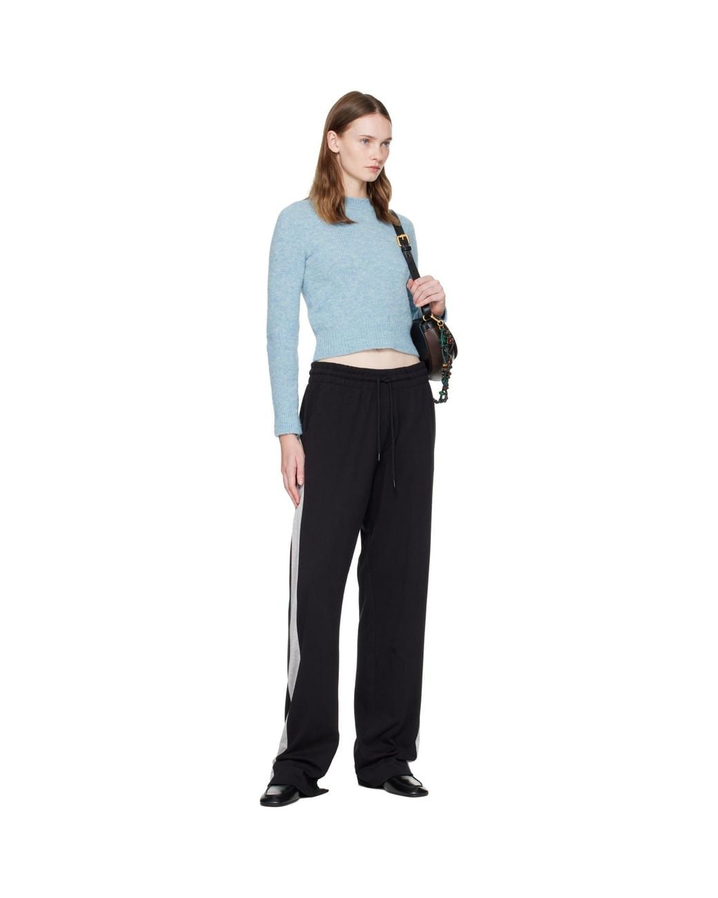 Dries Van Noten Black Cotton Lounge Pants