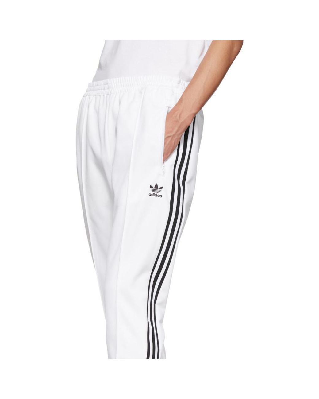 Pantalon de survetement blanc Franz Beckenbauer Coton adidas Originals pour  homme en coloris Blanc | Lyst