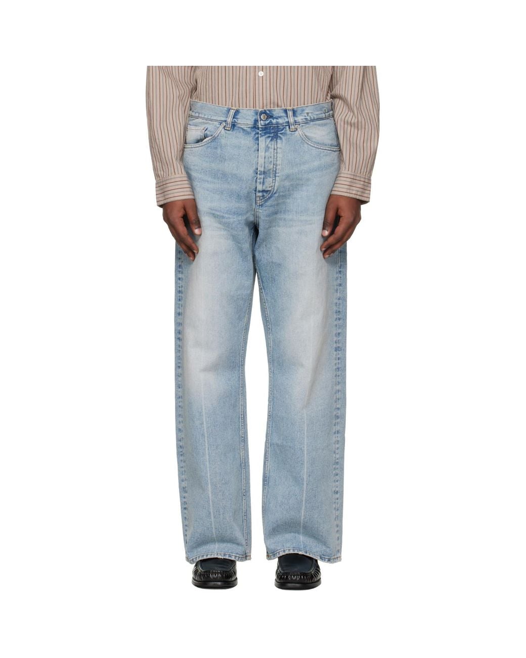 Hope Blue Loose-Fit Jeans for men
