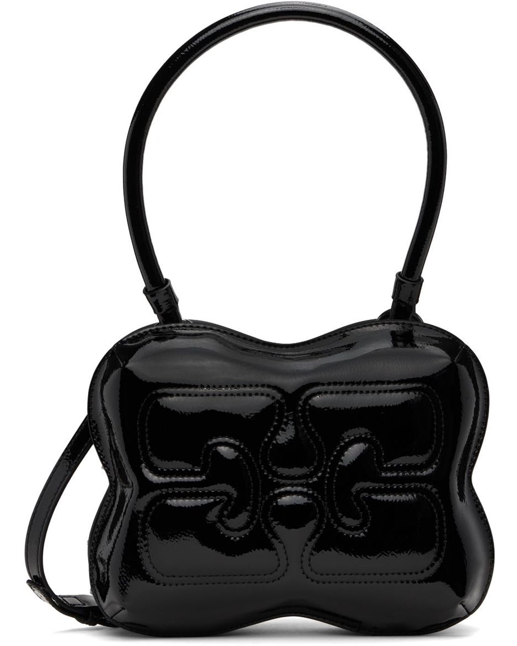 Ganni Butterfly Bag in Black | Lyst