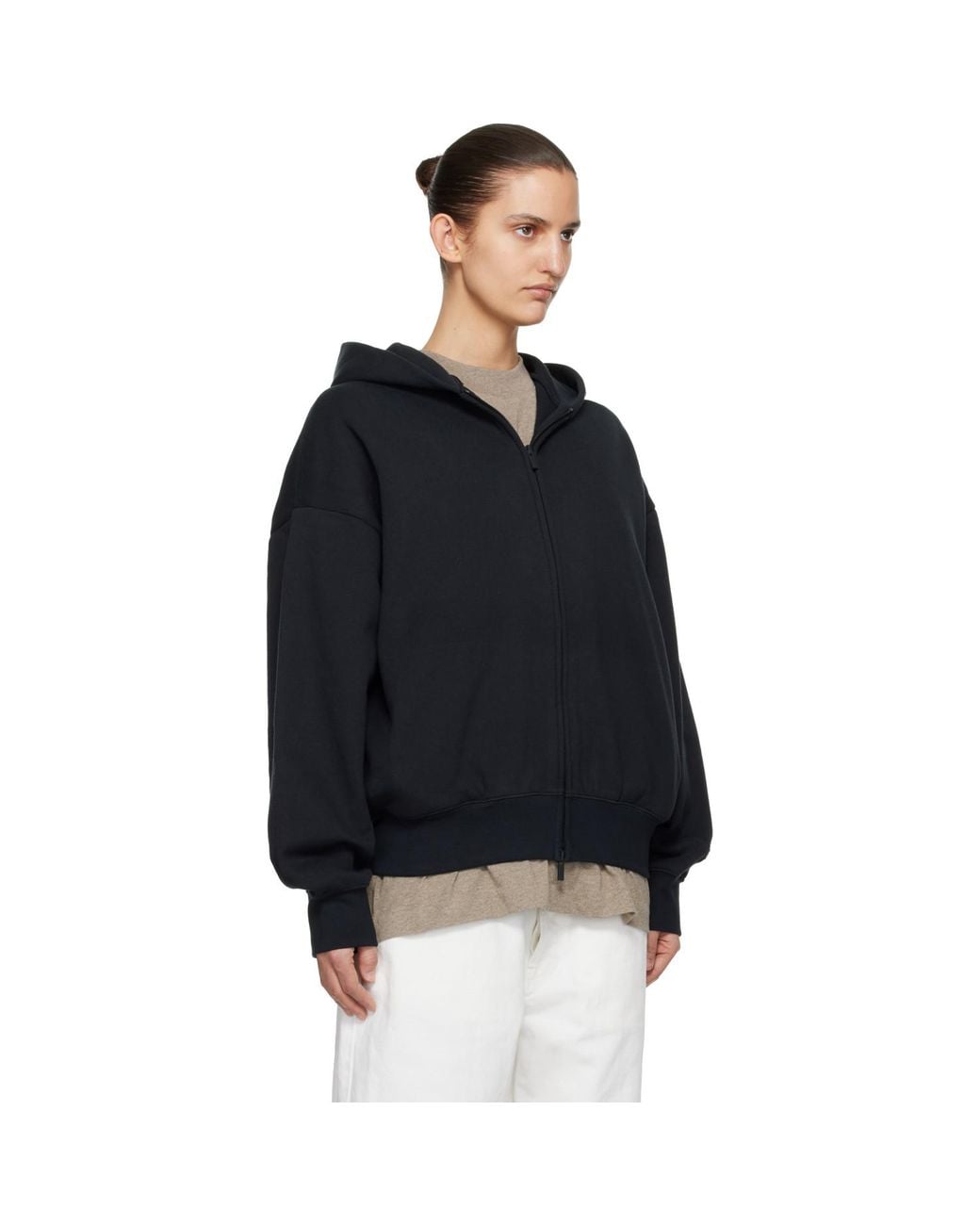 Fear Of God Black Classic Zip-Up Hoodie