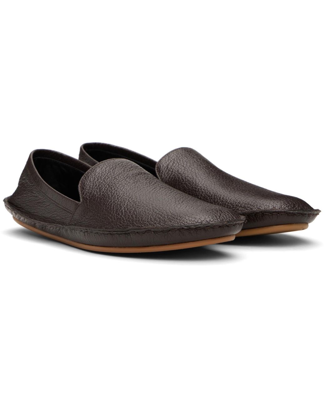 The Row Black Vasko Loafers