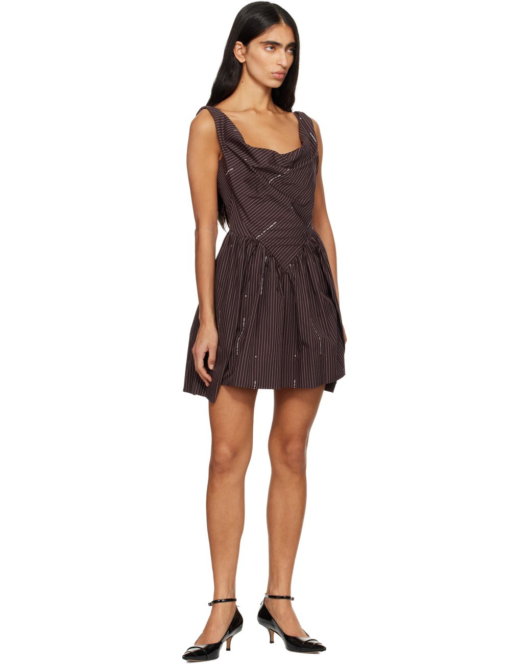 Vivienne Westwood Burgundy Sunday Minidress in Black | Lyst