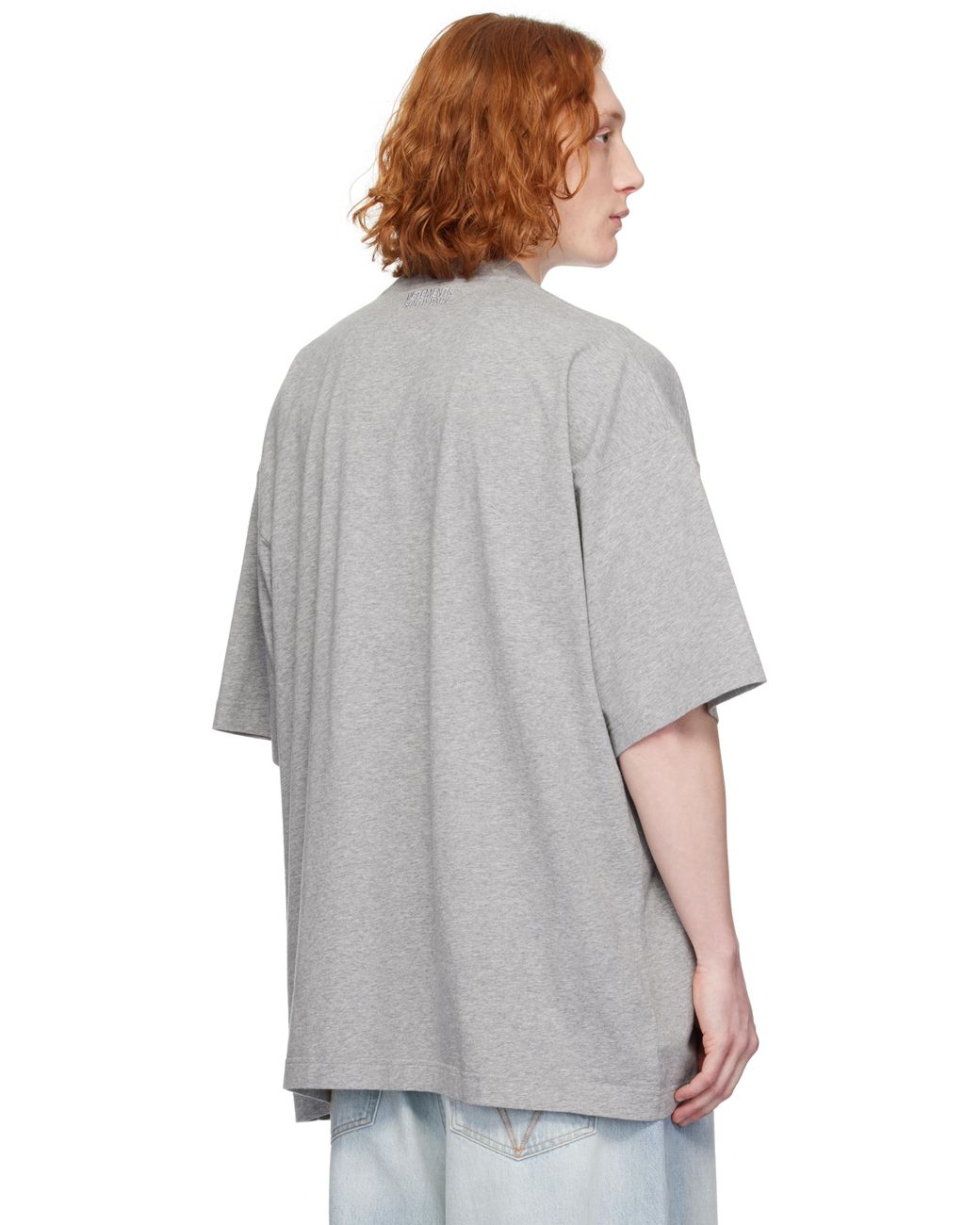【VETEMENTS】グレー You're a Towel オーバーサイズ Tシャツ Gray 'You're a Towel' Oversized T-shirt by VETEMENTS on Sale