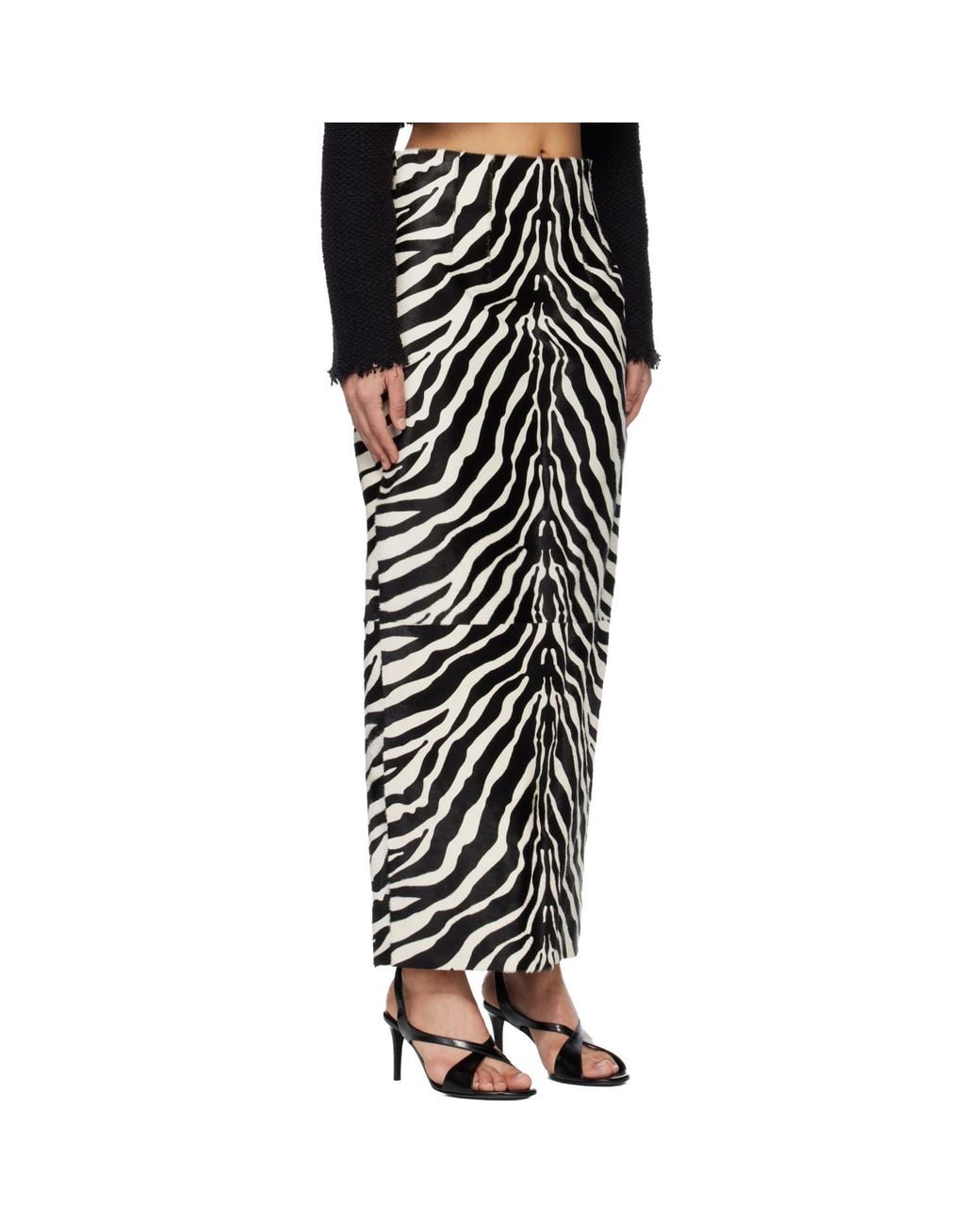 Khaite Black Loxley Maxi Skirt