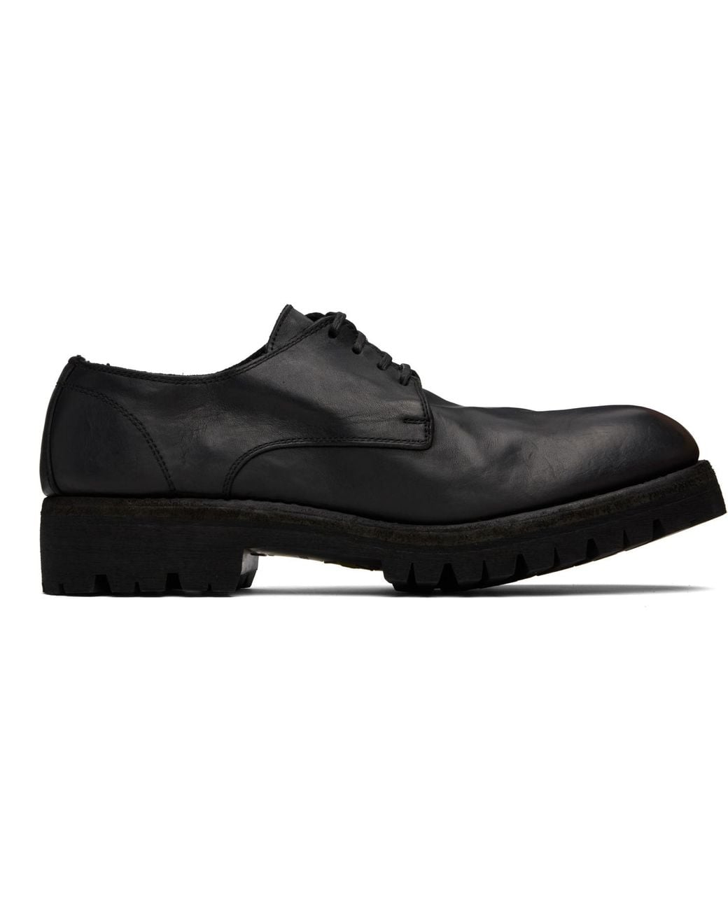 Guidi Black 792V Derbys for men