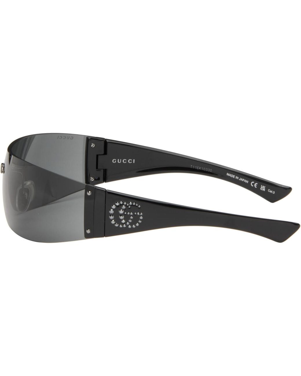 Gucci Black Leonie Mask Sunglasses